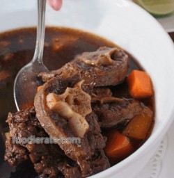 Dirty Oxtail Soup And Rice