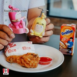 Chaki Kids Meal Menu 1: 1 Pc Ayam + Nasi + Ovaltine + Toy KFC