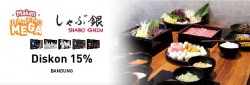 Promo Shabu Gin Mega - 20%