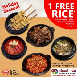 Promo Kimchi Go Free Rice