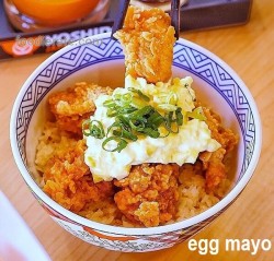 Egg Mayo Crispy Chicken Bowl Tori Don Yoshinoya
