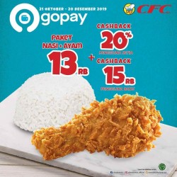 Promo CFC Gopay 13k + 20%