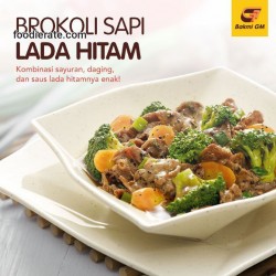 Brokoli Sapi Lada Hitam