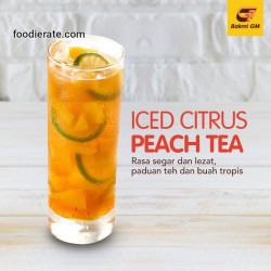 Iced Citrus Peach Tea Bakmi GM