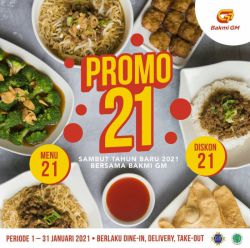 Promo Bakmi GM - 21%