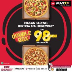 Promo Pizza Hut Delivery (PHD) Double Box - 98k