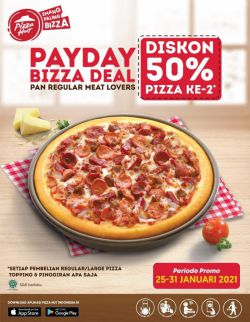 Promo Pizza Hut Payday Pizza Ke-2 - 50%