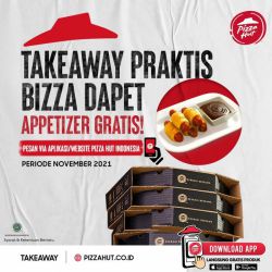 Promo Pizza Hut Takeaway Free Appetizer