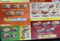 Daftar Harga Menu Doner Kebab