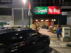 Lokasi Gepuk Ny. Ong di Muara Karang