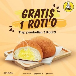 Promo Roti'O - Buy 3 Get 4