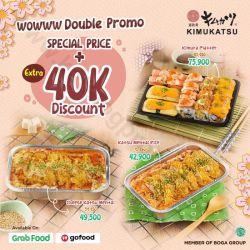 Promo Kimukatsu Double Diskon Gofood Grabfood - 40%