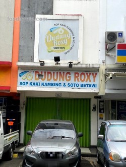 Lokasi Sop Kaki Kambing Dudung Roxy di Pasar 8