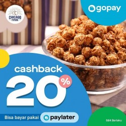 Promo Chicago Popcorn GoPay 20%