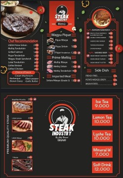 Daftar Harga Menu Steak Industry