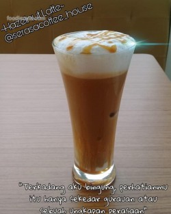 Iced Hazelnut Latte Serasa Coffee House