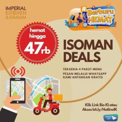 Promo Imperial Kitchen & Dimsum Isoman Deals - 60k