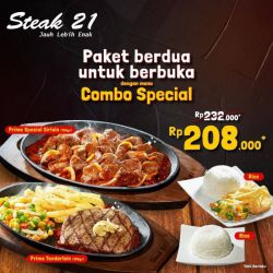 Promo Steak 21 Ramadhan Paket Berdua Berbuka - 208k