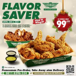 Promo Wingstop 20 Wings - 99k