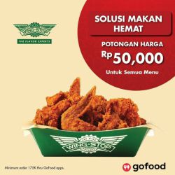 Promo Wingstop GoFood - 50k Off