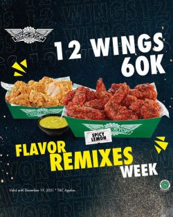 Promo Wingstop 12 Wings - 60k