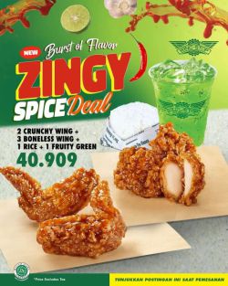 Promo Wingstop Zingi Spice Deal - 40k