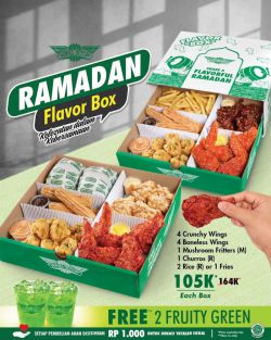 Promo Wingstop Ramadan Flavor Box - 105k