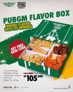 Promo Wingstop PUBGM Flavour Box - 105k