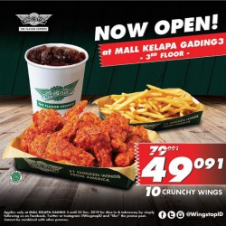 Promo Wingstop 10 Wings 49k