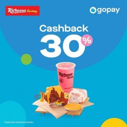 Promo Richeese Factory Gopay Diskon 30%