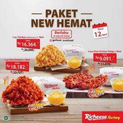 Promo Richeese Factory Paket Gofood Grabfood - 9k