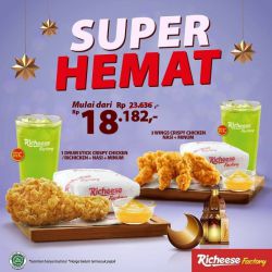 Promo Richeese Factory Super Hemat - 18k