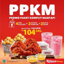 Promo Richeese Factory PPKM - 104k