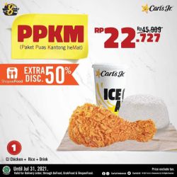 Promo Carl's Jr. PPKM - 22k