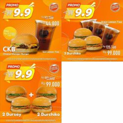 Promo Klenger Burger 9.9 - 44k