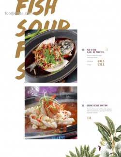 Daftar Harga Menu Nam Cafe Thai Cuisine