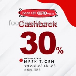 Promo Warung Bakmi Mpek Tjoen Octo Mobile CIMB - 30%