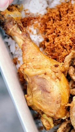 Ayam Goreng Paha Nasi Kulit Syuurga