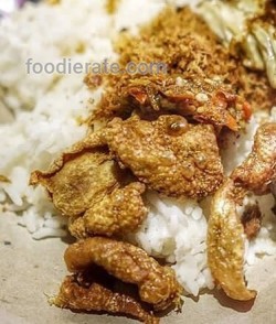 Nasi Kulit Jumbo + Extra Sambal + Serundeng Nasi Kulit Syuurga
