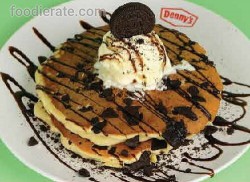Oreo Hershey's Pancake With Vanilla Ice Cream Denny's
