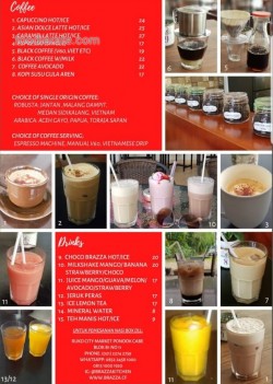 Daftar Harga Menu Brazza Kitchen & Coffee