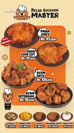 Daftar Harga Menu Fried Chicken Master