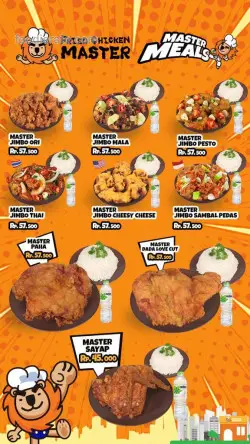 Daftar Harga Menu Fried Chicken Master