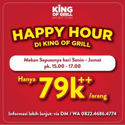 Promo King Of Grill Weekend - Buy 3 Get 4