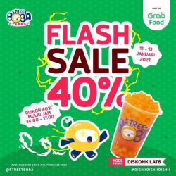 Promo Street Boba Grabfood - 40%