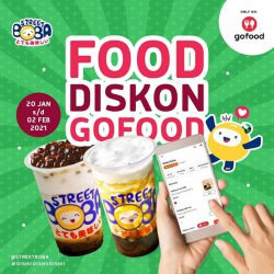 Promo Street Boba Foodiskon Gofood - 39k