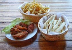 Ayam guling, chicken rotisserie, steak, pasta, coffee, aglio olio, spaghetty bolognais, chicken steak, beef steak, indomie goreng, indomie rebus, singkong stick.