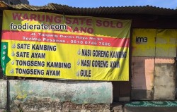 Warung Sate Solo Pak Nano Tanjung Duren