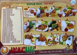 Daftar Harga Menu Aroma Rasa 2026 | Foodierate