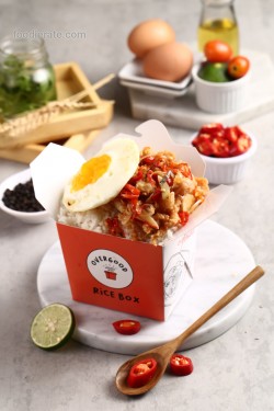 Sambal Matah Chicken Ricebox, Beef Teriyaki Ricebox, Overgood Chicken Ricebox, Blackpepper Chicken Ricebo, Salted Egg Chicken Ricebox